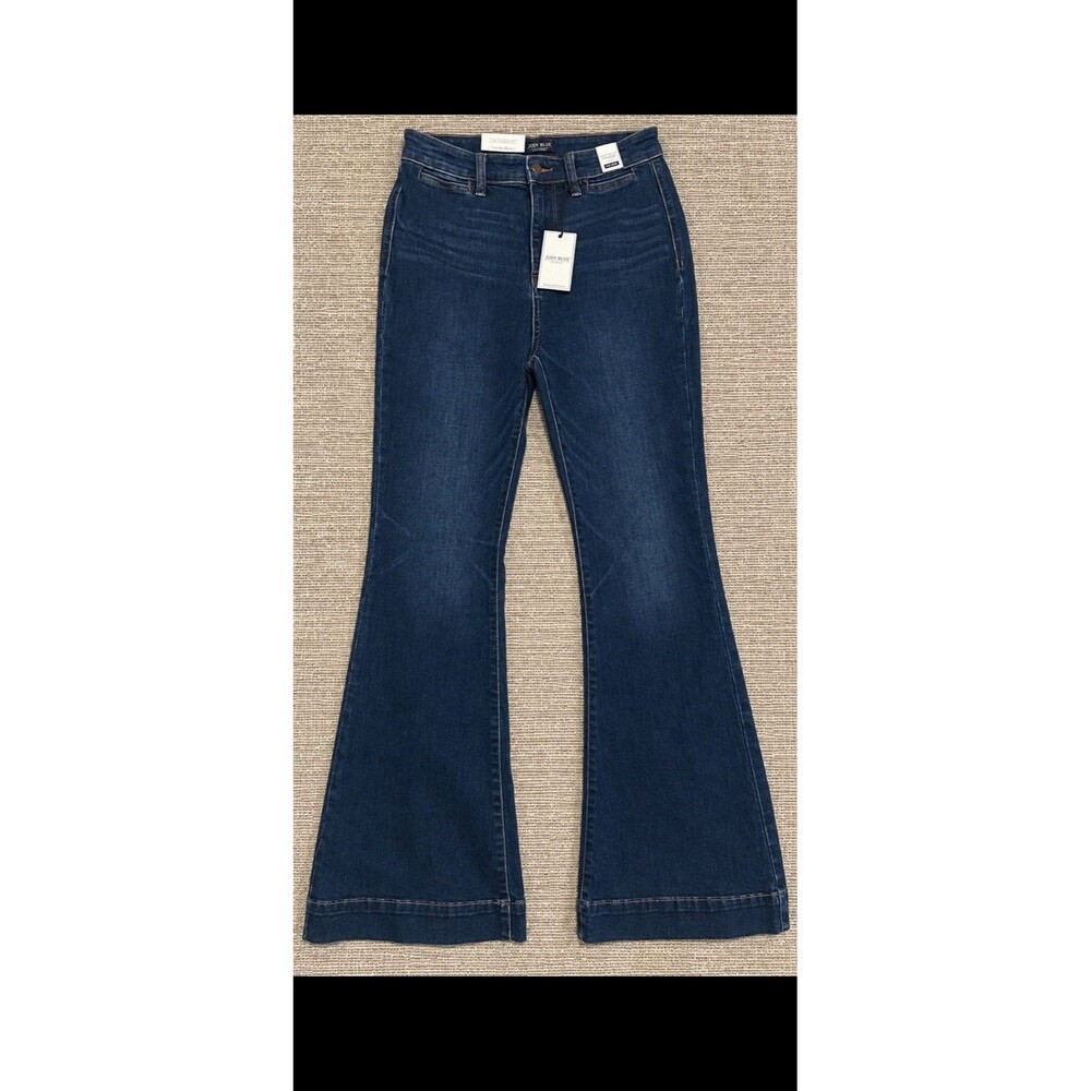 NWT Judy Blue Jeans Women’s 9/29 High Waist Flare Dark Wash Stretch Denim